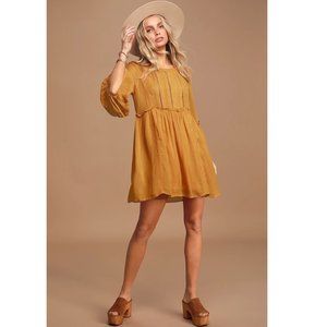 Crochet Lace Babydoll Dress